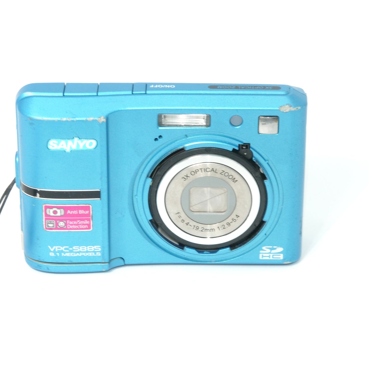 SANYO VPC-S885 8.1MP Y2K Digicam (Blue)