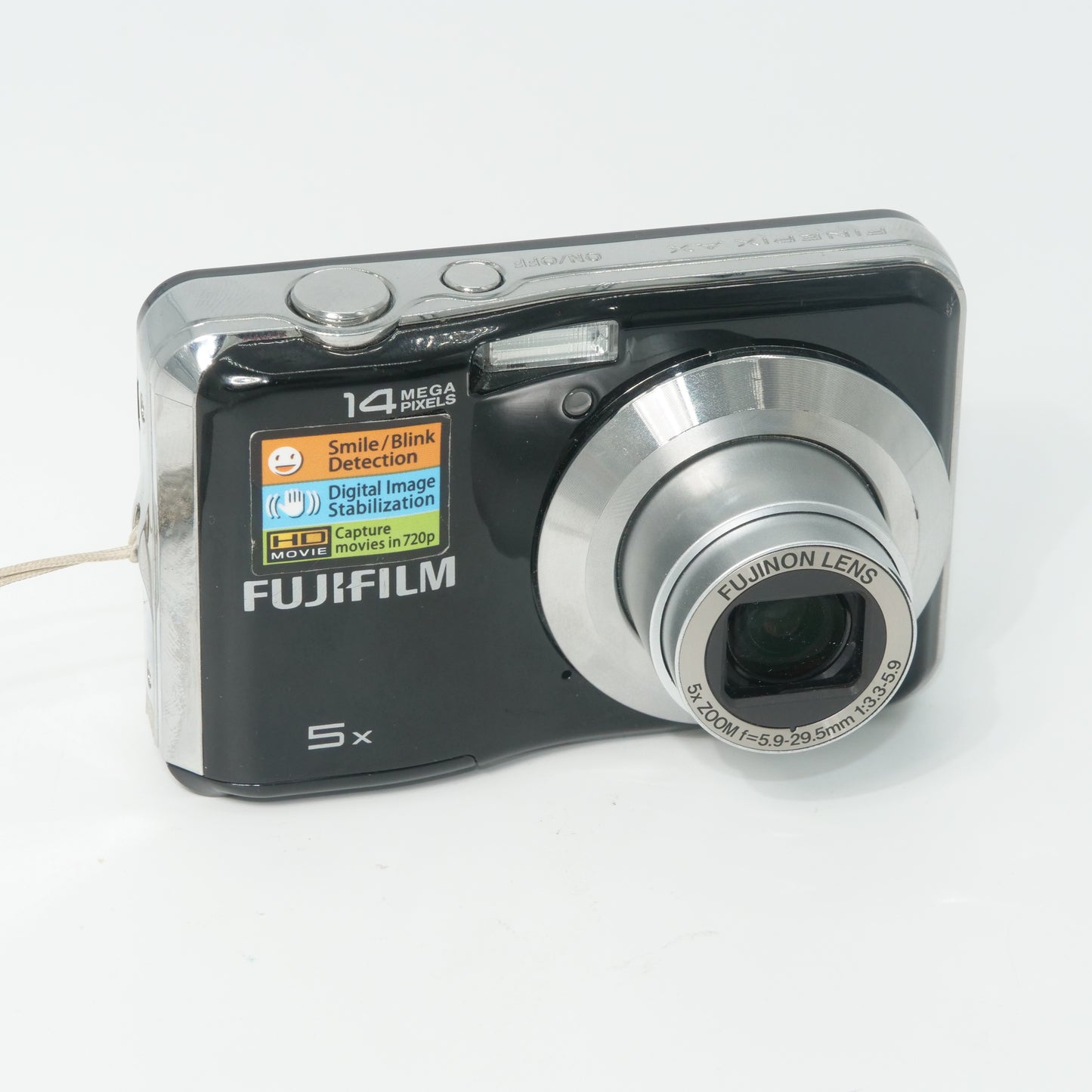 Fujifilm FinePix AX300 14MP Y2K Digicam (Black)