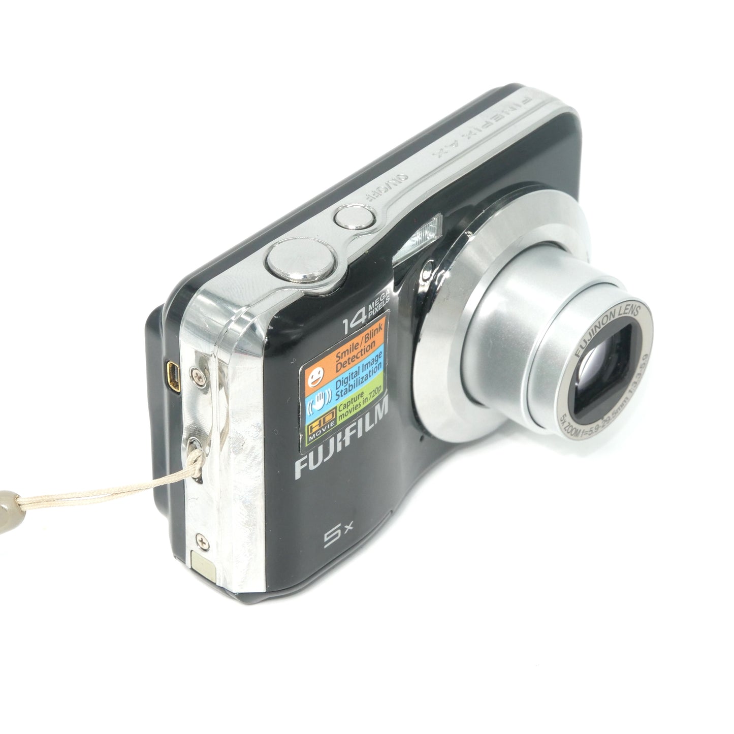 Fujifilm FinePix AX300 14MP Y2K Digicam (Black)