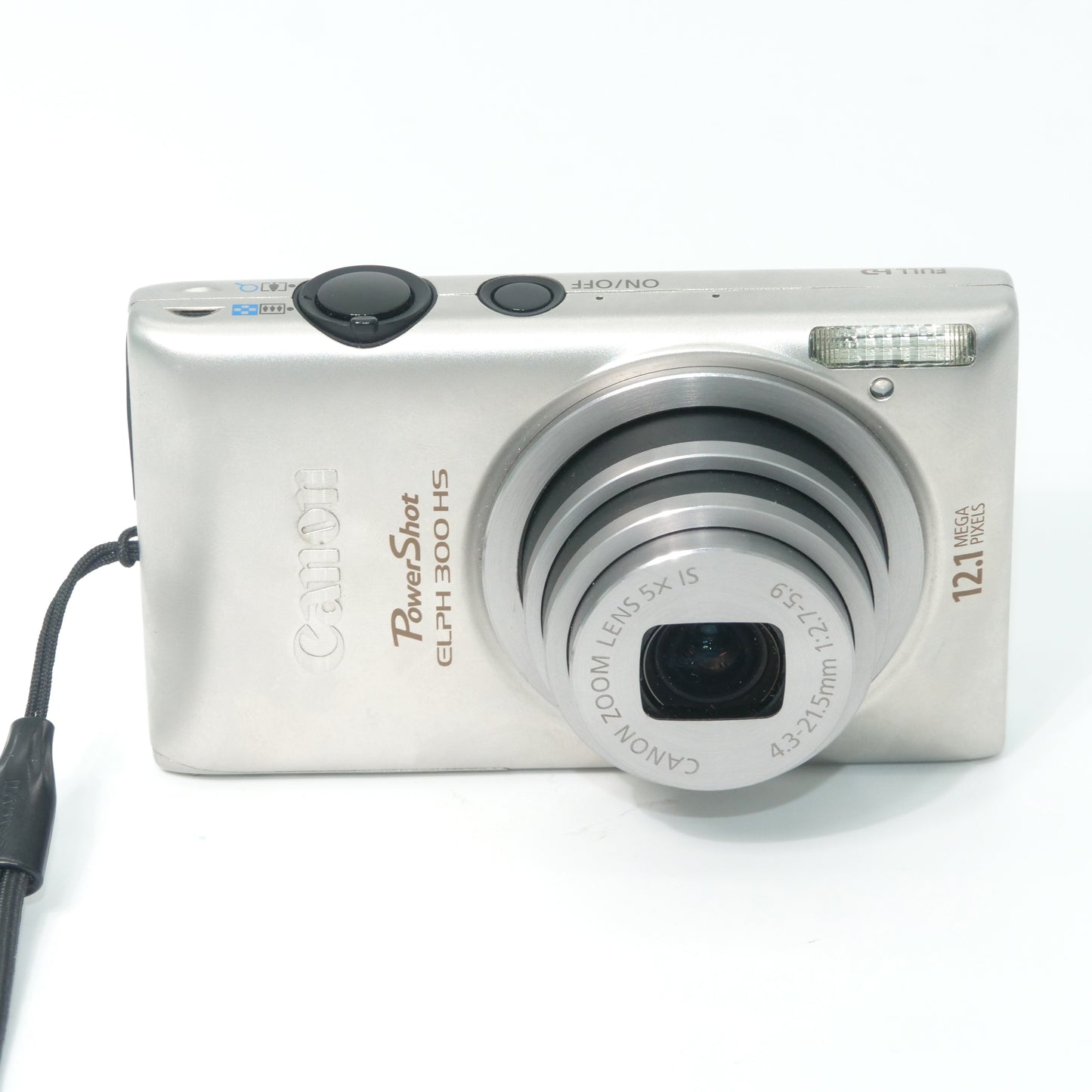 Canon PowerShot Elph 300 HS Y2K Digicam with Box (Silver)