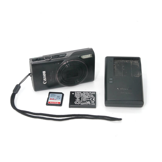 Canon PowerShot Elph 360HS Y2K Digicam (Black)