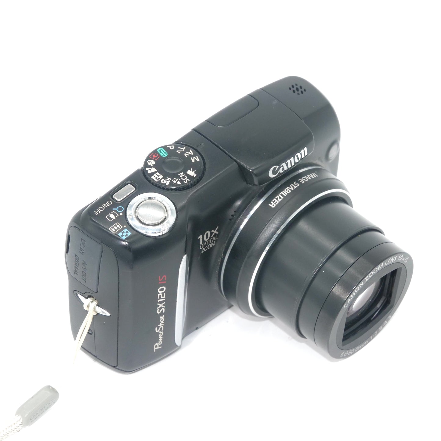 Canon PowerShot SX120 IS Y2K Digicam (Black)