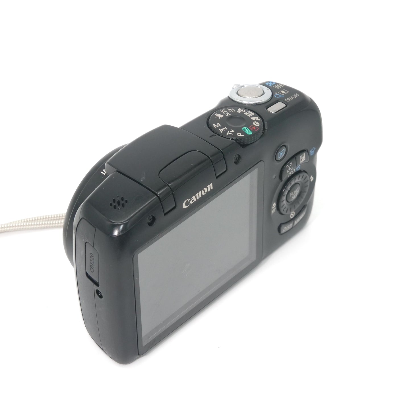 Canon PowerShot SX120 IS Y2K Digicam (Black)