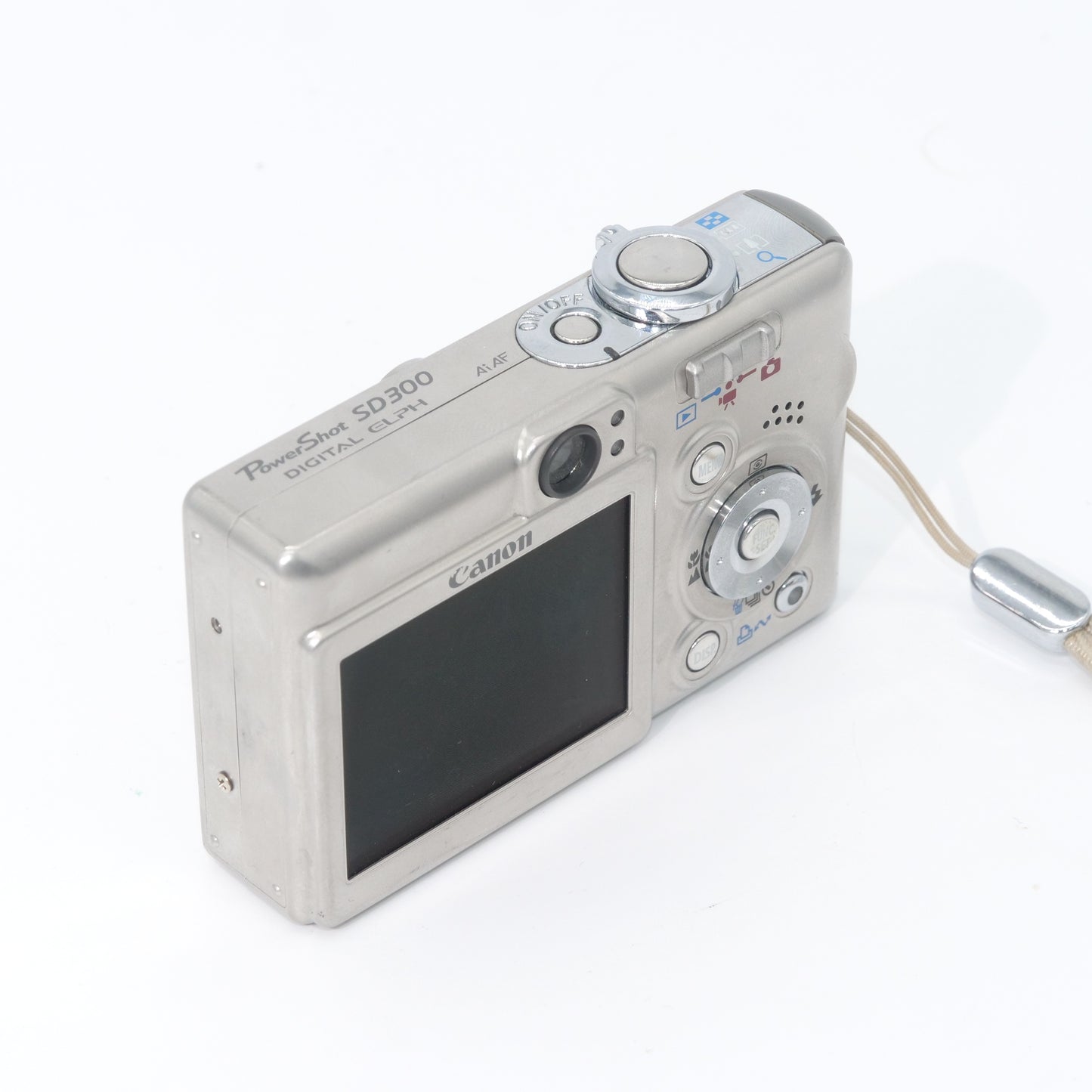 Canon PowerShot SD300 4MP Y2K Digicam (Silver)