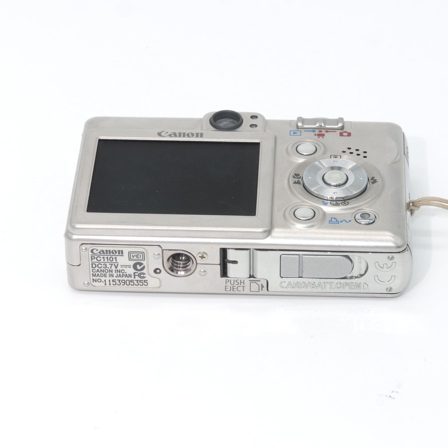 Canon PowerShot SD300 4MP Y2K Digicam (Silver)