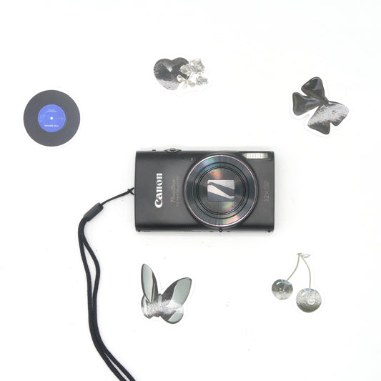 Canon PowerShot Elph 360HS Y2K Digicam (Black)