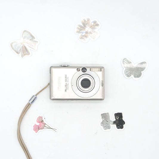 Canon PowerShot SD300 4MP Y2K Digicam (Silver)