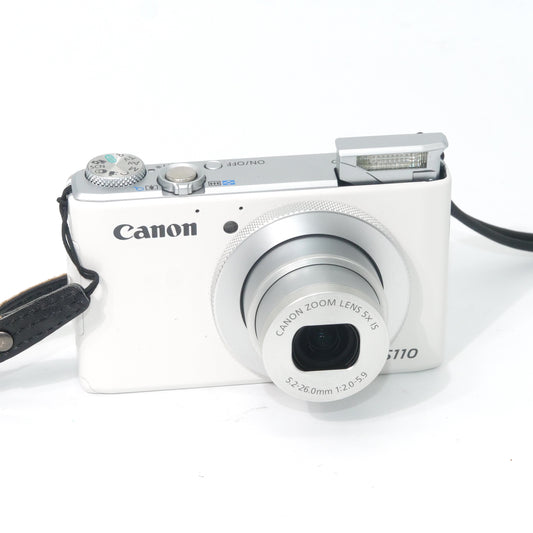 Canon PowerShot S110 Y2K Digicam (White) with Box