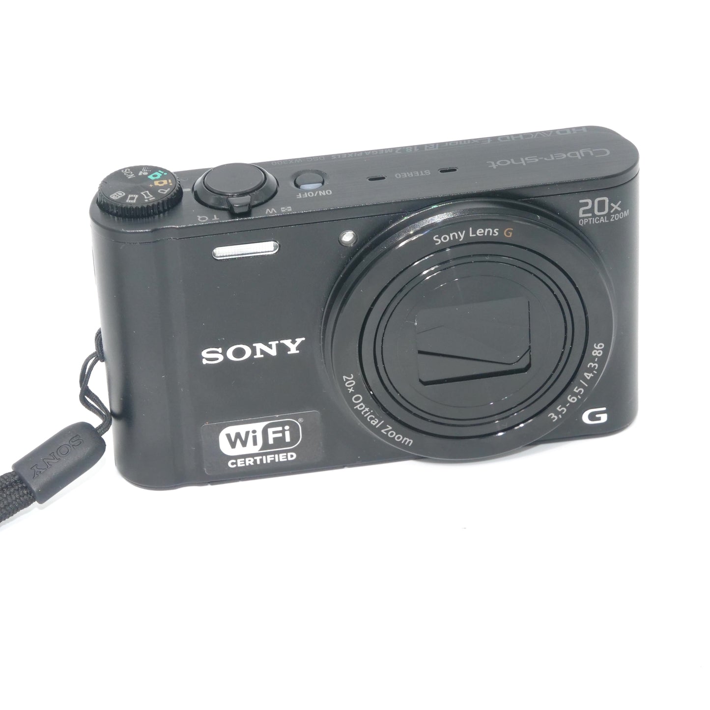 Sony Cyber-shot WX300 Y2K Digicam (Black)