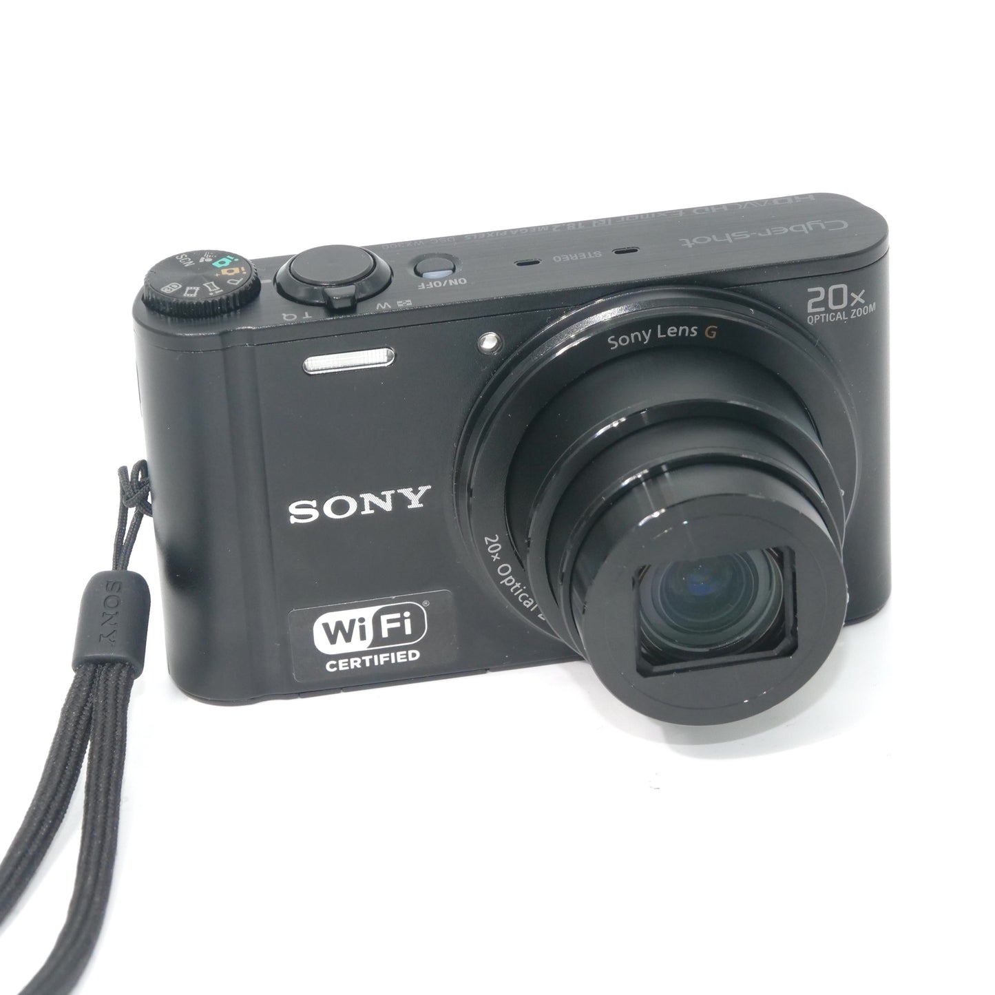 Sony Cyber-shot WX300 Y2K Digicam (Black)