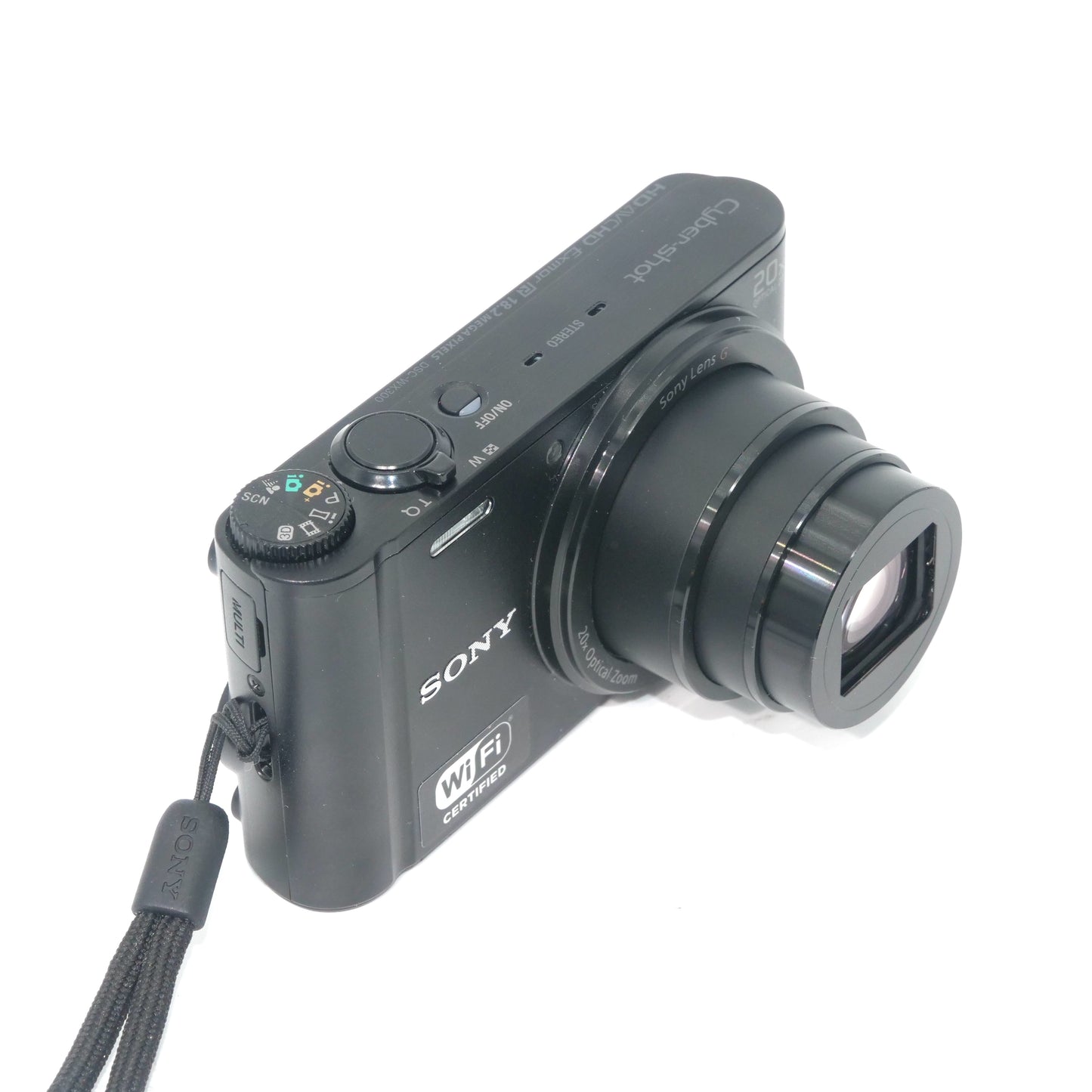 Sony Cyber-shot WX300 Y2K Digicam (Black)