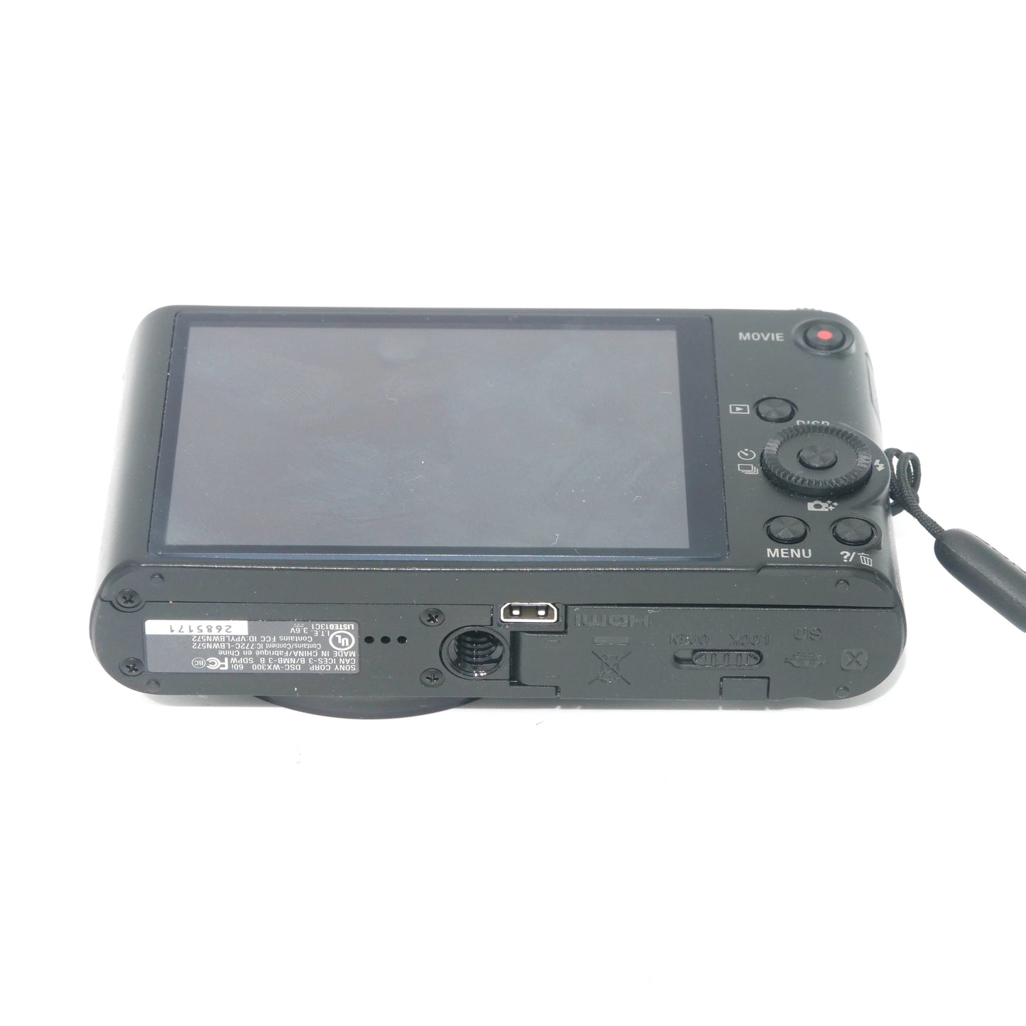 Sony Cyber-shot WX300 Y2K Digicam (Black)