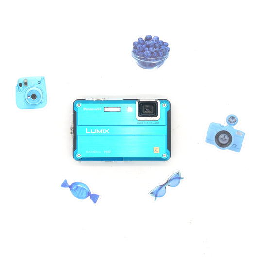 Panasonic Lumix TS2 Waterproof Y2K Digicam (Blue)