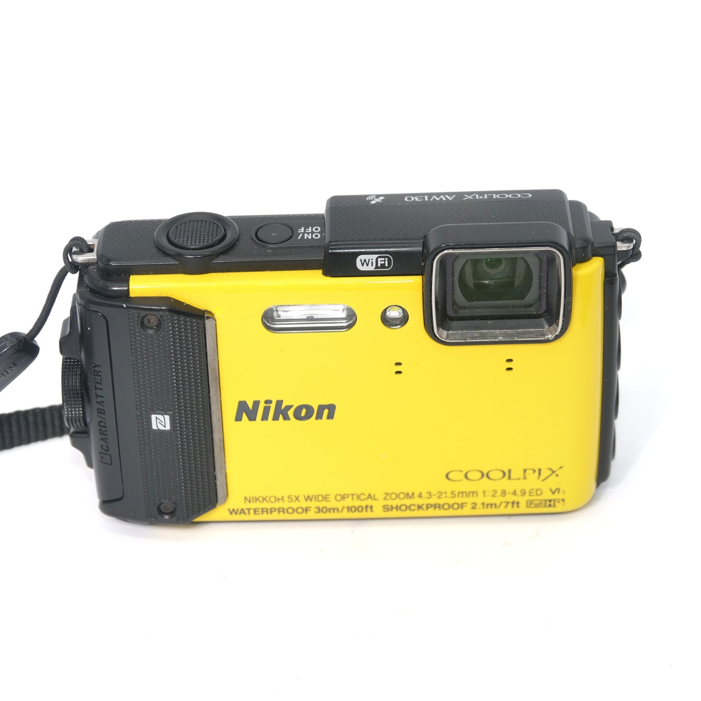 Nikon Coolpix AW130 Y2K Digicam (Yellow)