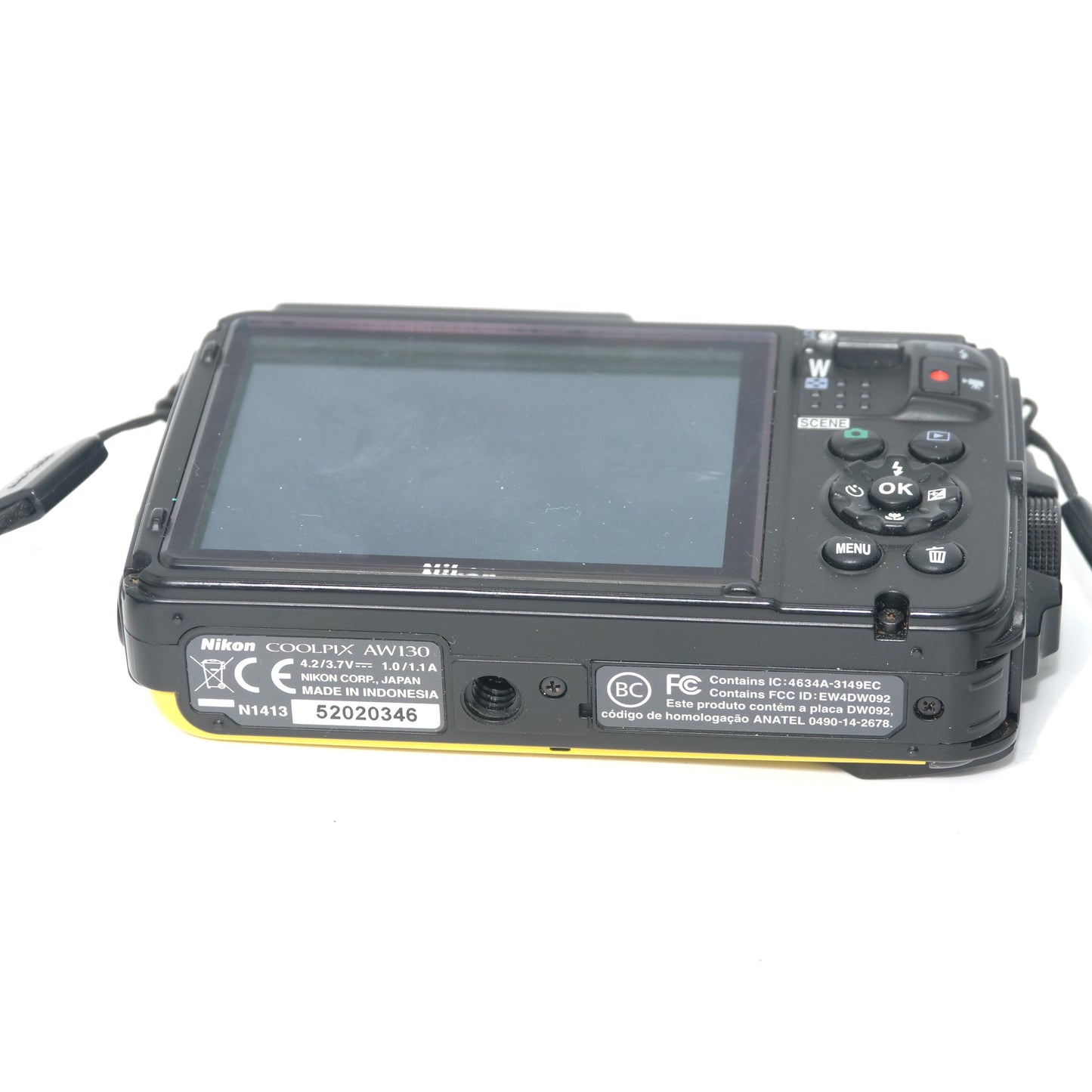 Nikon Coolpix AW130 Y2K Digicam (Yellow)