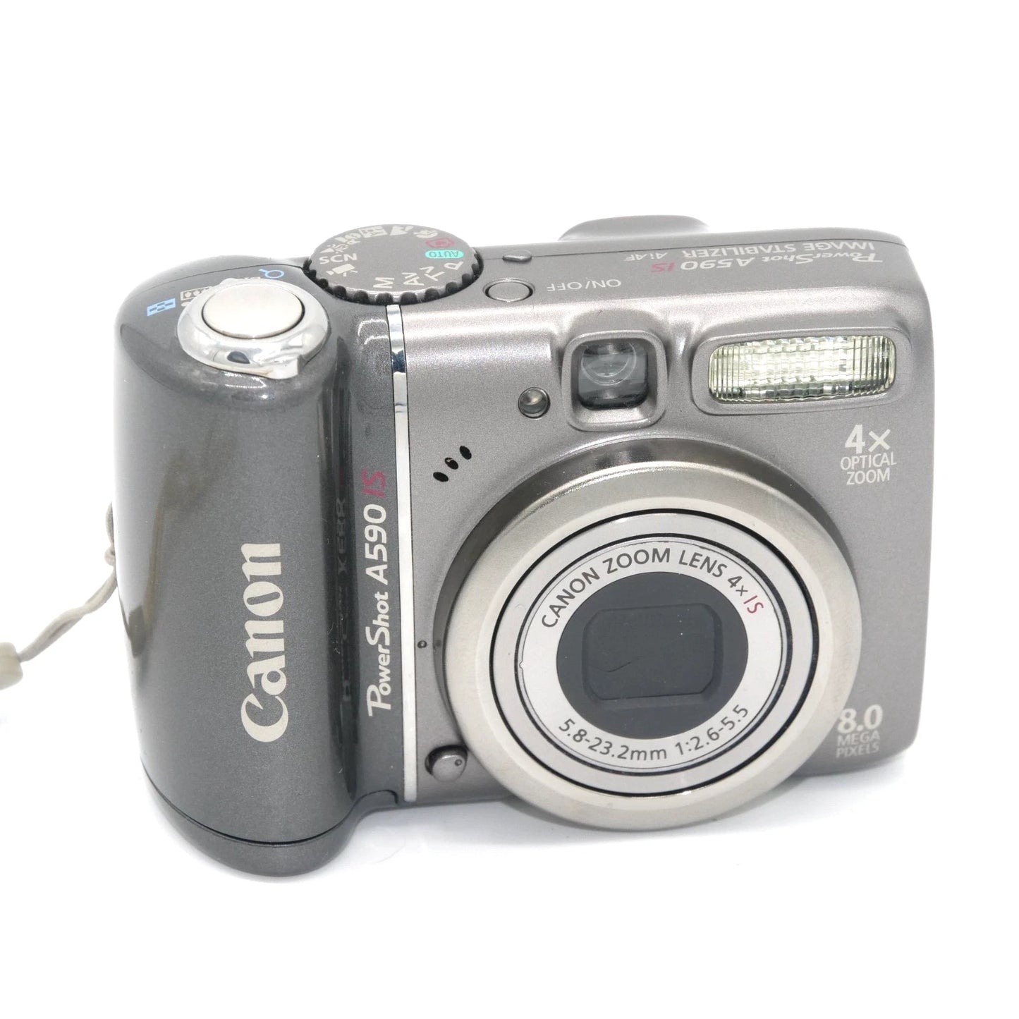 Canon PowerShot A590 Y2K Digicam (Silver)