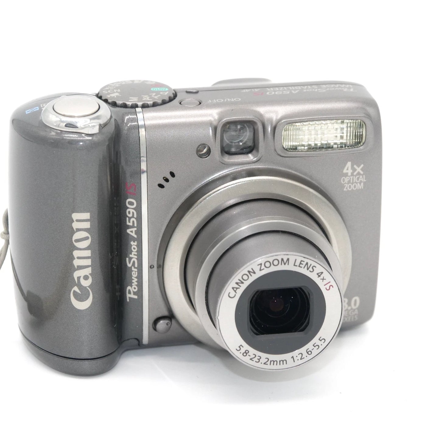 Canon PowerShot A590 Y2K Digicam (Silver)