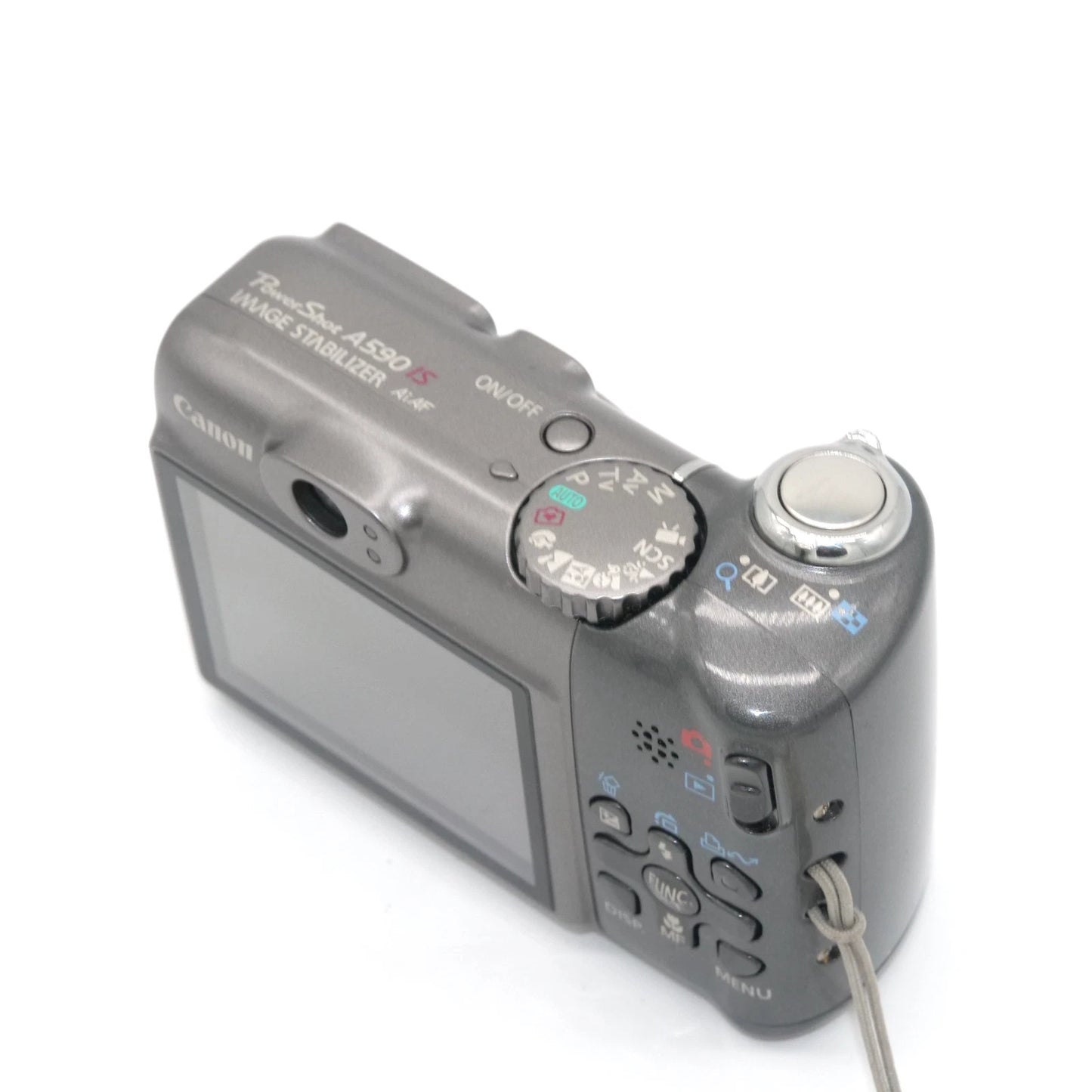 Canon PowerShot A590 Y2K Digicam (Silver)