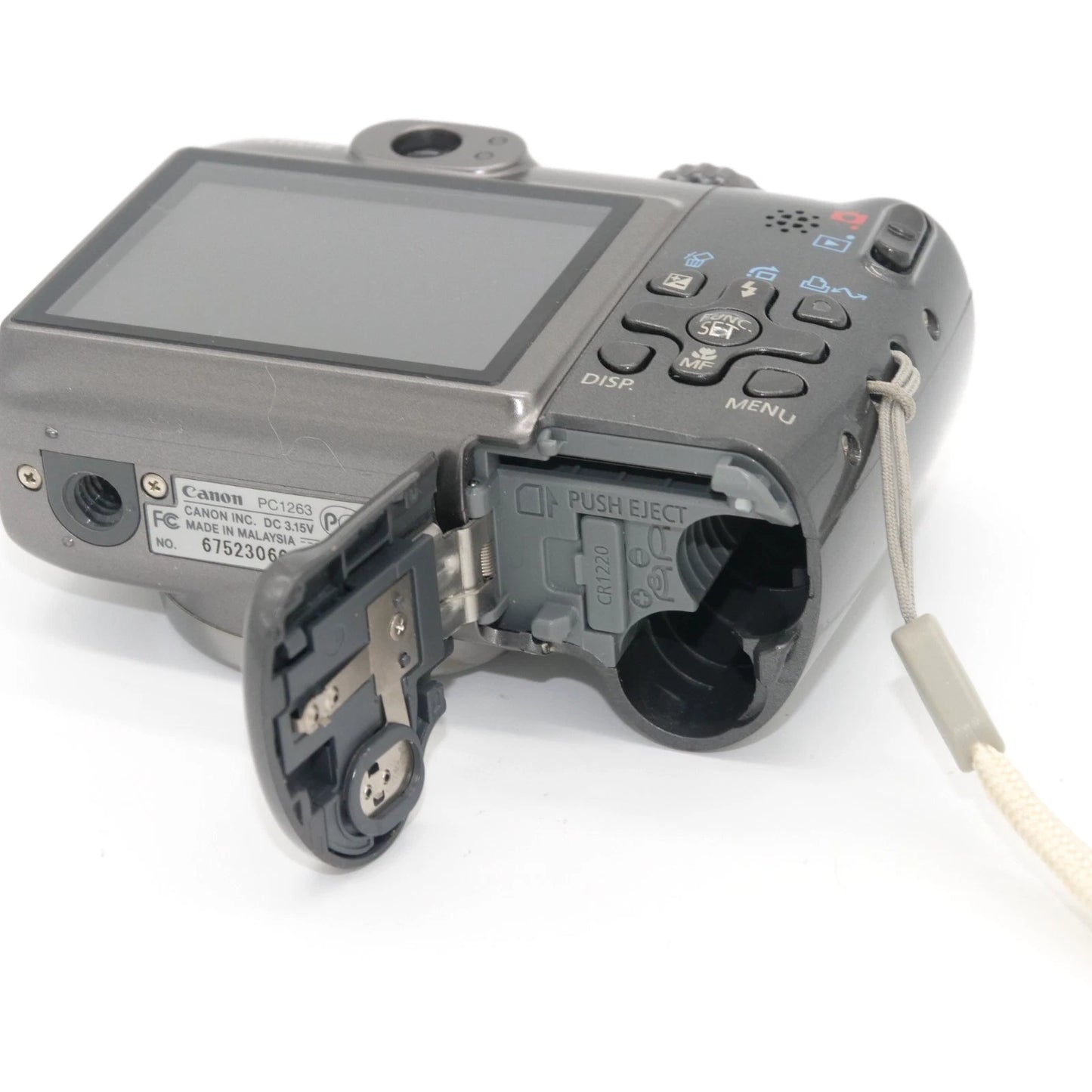 Canon PowerShot A590 Y2K Digicam (Silver)