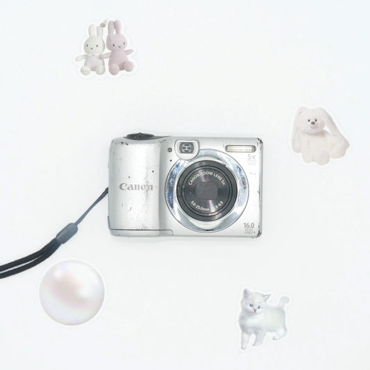 Canon PowerShot A1300 16MP Y2K Digicam (Silver)